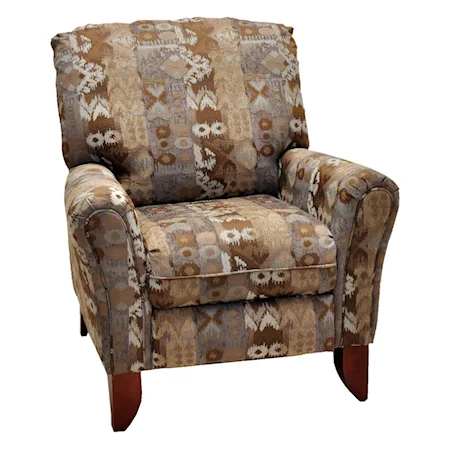 Lola High Leg Recliner with Contemporary Casual Style